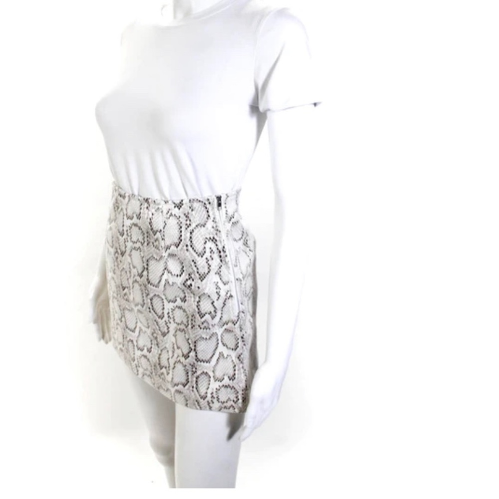 En Saison
Snake Print Faux Leather Mini Skirt - Picture 2 of 5